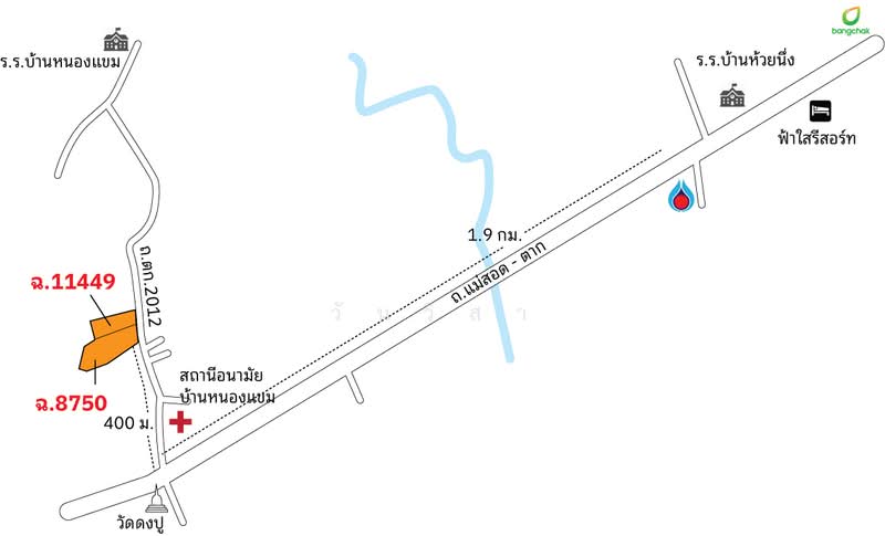 ตำบล แม่ท้อ อำเภอ เมืองตาก จังหวัด ตาก, ตาก, แม่ท้อ, เมืองตาก, ตาก, 374 ตร.ม., บ้านเดี่ยว ขาย, โดย วันวิสา, 60148431 - DDproperty.com