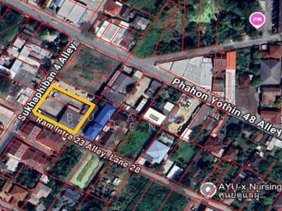 ขาย - ขายที่ดินรามอินทรา 23 แปลงสวยรวมกิจการ สำนักงาน+ รสบัส (ขายแยก), กรุงเทพ