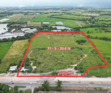 ขาย - ขายที่ดิน 77 ไร่ ที่ดินศักยภาพสูง ติดทางหลวงแผ่นดิน 117 เก้าเลี้ยว นครสวรรค์, นครสวรรค์