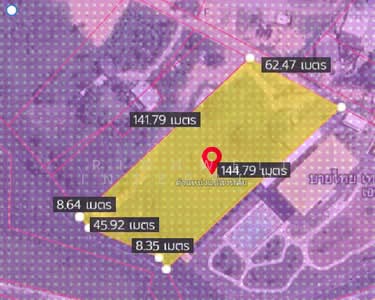 ขาย - ขายที่ดินสีม่วงลายเขาคันทรง 5 ไร่ ติดคลอง ใกล้ถนน331-200เมตร ใกล้นิคมWHA2-2กม. อ.ศรีราชา, ชลบุรี