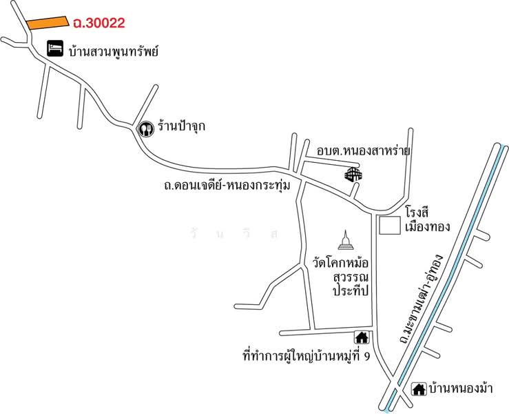 ถนน โคกหม้อ-ห้วยม้าลอย ตำบล หนองสาหร่าย อำเภอ ดอนเจดีย์ จังหวัด สุพรรณบุรี, สุพรรณบุรี, 202 หมู่ที่ 4 ถนน โคกหม้อ-ห้วยม้าลอย, หนองสาหร่าย, ดอนเจดีย์, สุพรรณบุรี, 6,585 ตร.ม., สำนักงาน ขาย, โดย วันวิสา, 60152176 - DDproperty.com