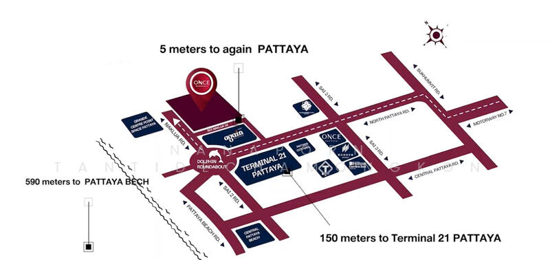 Once Wongamat : วันซ์วงศ์อมาตย์, Chon Buri (Pattaya), พัทยา-นาเกลือ, Na Kloe, Bang Lamung (Pattaya), Chon Buri (Pattaya), 1 Bedroom, 34 sqm, Condo For Sale, by Nanaporn Tantidechamongkon, 60152496 - DDproperty.com