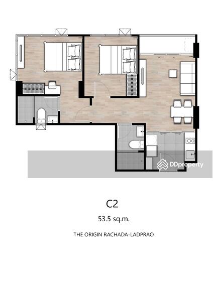For Rent - The Origin Ratchada-Ladprao : ดิ ออริจิ้น รัชดา - ลาดพร้าว, Bangkok