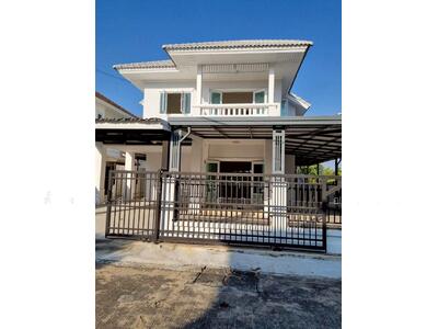 ขาย - ขายบ้านเดี่ยว 2 ชั้น หลังมุม หมู่บ้านปิยวรารมย์ 4 สภาพสวยใหม่ ไม่เคยมีคนอยู่ บรรยากาศเงียบสงบ, นนทบุรี