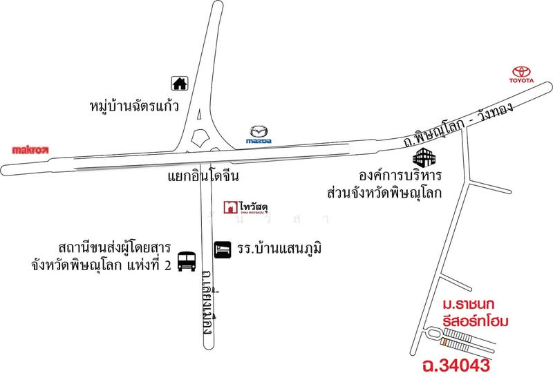 ถนน พิษณุโลก-วังทอง(12) ตำบล วังพิกุล อำเภอ วังทอง จังหวัด พิษณุโลก, Phitsanulok, 221/4 หมู่ที่ 3 ถนน พิษณุโลก-วังทอง(12), Wang Phikun, Wang Thong, Phitsanulok, 2 Bedrooms, 96 sqm, Single Detached House For Sale, by วันวิสา, 60153579 - DDproperty.com