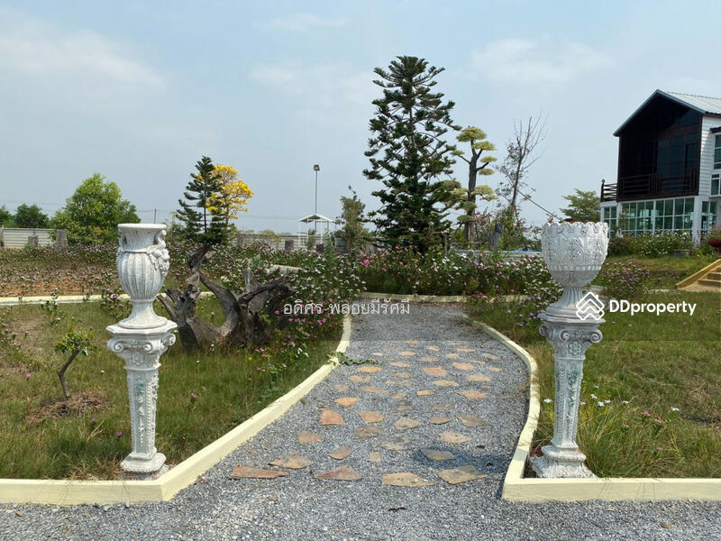 ขาย - ขายบ้านพร้อมที่ดิน วิวธรรมชาติ พื้นที่กว้าง 4 ไร่, นครปฐม