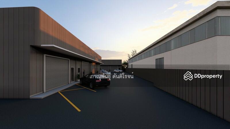 For Rent - Warehouse + office, 2 floors, Soi On Nut 17, next to the road, office, warehouse, Bangkok, Bangkok