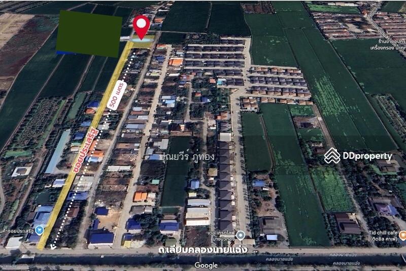 ขายที่ดิน ซอยวัดลาดปลาดุก ถนนกาญจนาภิเษก ถนนเลียบคลองบางไทร 755 ตรว.ราคาถูก  