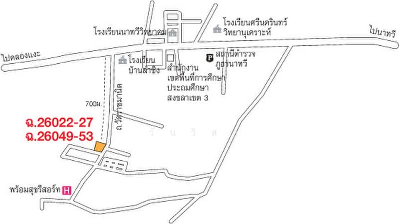 ถนน ทล.42สายคลองแงะ-นาทวี ตำบล คลองทราย อำเภอ นาทวี จังหวัด สงขลา, Songkhla, ถนน ทล.42สายคลองแงะ-นาทวี, Khlong Sai, Na Thawi, Songkhla, , 1,204 sqm, Land For Sale, by วันวิสา, 60159230 - DDproperty.com