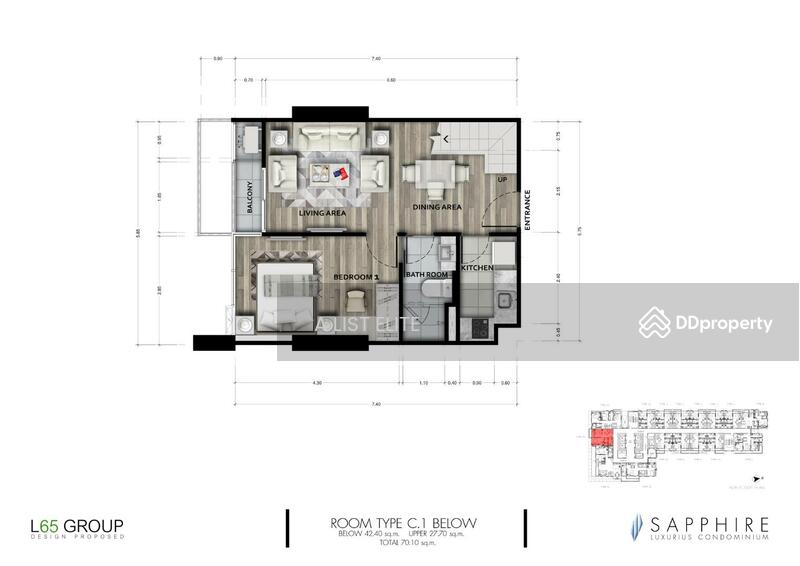 For Sale - Sapphire Luxurious Condominium Rama III, Bangkok
