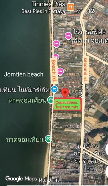 Copacabana Beach Jomtien : โคปาคาบาน่า บีช จอมเทียน, ชลบุรี, ตำบลหนองปรือ อำเภอบางละมุง ชลบุรี, หนองปรือ, บางละมุง, ชลบุรี, 29 ตร.ม., คอนโด ขาย, โดย คุณรินดา, 60164584 - DDproperty.com
