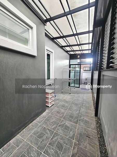 For Rent - Single house for rent in a project, Ban Phru location, 3 bedrooms, size 60 sq m, rent 20,000 baht, Songkhla