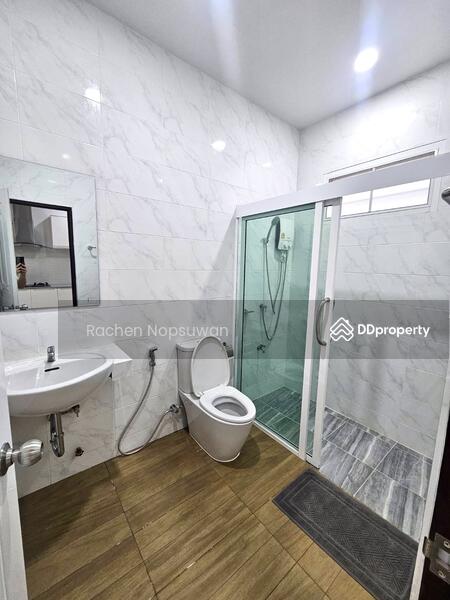 For Rent - Single house for rent in a project, Ban Phru location, 3 bedrooms, size 60 sq m, rent 20,000 baht, Songkhla