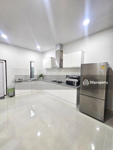 For Rent - Single house for rent in a project, Ban Phru location, 3 bedrooms, size 60 sq m, rent 20,000 baht, Songkhla