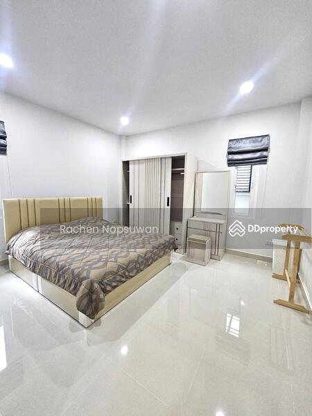 For Rent - Single house for rent in a project, Ban Phru location, 3 bedrooms, size 60 sq m, rent 20,000 baht, Songkhla