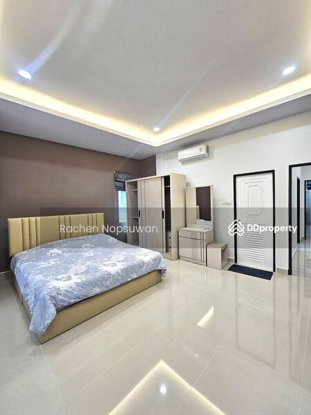 For Rent - Single house for rent in a project, Ban Phru location, 3 bedrooms, size 60 sq m, rent 20,000 baht, Songkhla
