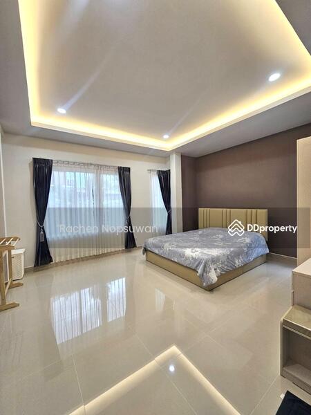 For Rent - Single house for rent in a project, Ban Phru location, 3 bedrooms, size 60 sq m, rent 20,000 baht, Songkhla