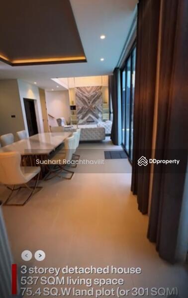 For Sale - Pool Villa 3-storey, 75 tarangwah, Rama 9 - Krungthep Kreetha, Bangkok