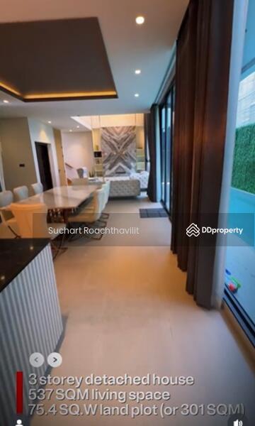 For Sale - Pool Villa 3-storey, 75 tarangwah, Rama 9 - Krungthep Kreetha, Bangkok