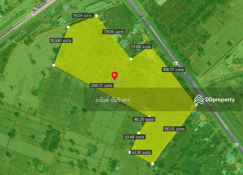 For Sale - Land for sale, 32 rai 3 ngan 33 sq.wah, next to Road No. 221, near Kantharalak Provincial Court, Si Sa Ket