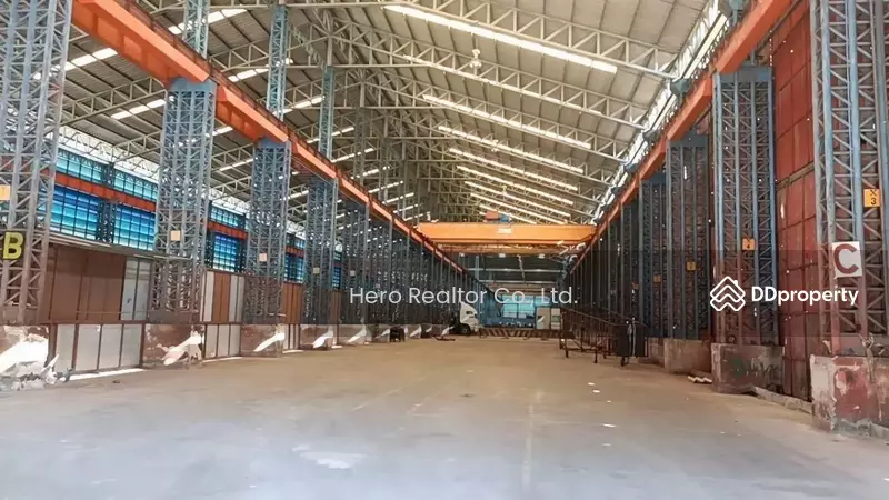 For Rent - For Rent Samut Sakhon Warehouse with Cranes Ekkachai Road Mueang Samut Sakhon BRE25767, Samut Sakhon