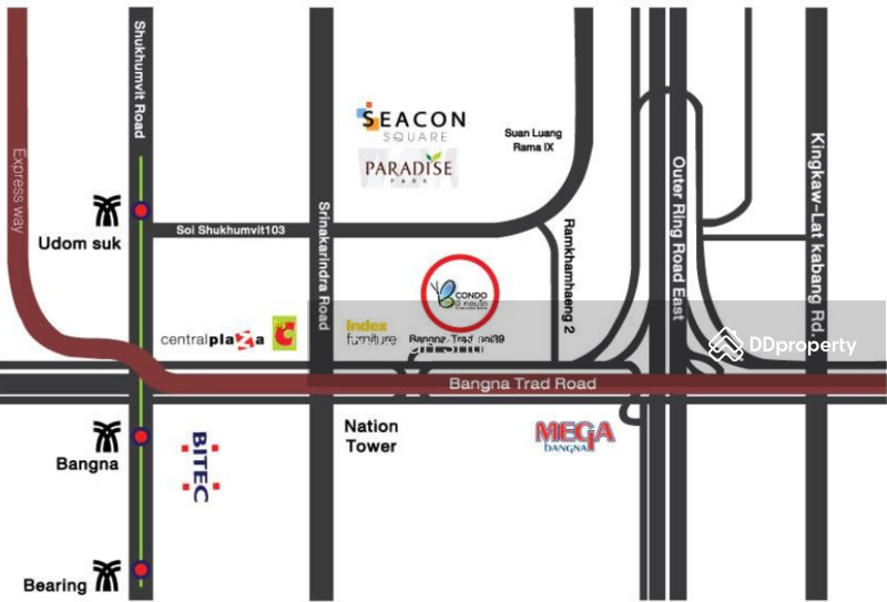 ขาย - B Condo : บี คอนโด, สมุทรปราการ