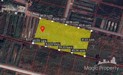 ขาย - ที่ดิน 8 ไร่ ในซอยนวมินทราชินูทิศ 11, สมุทรปราการ