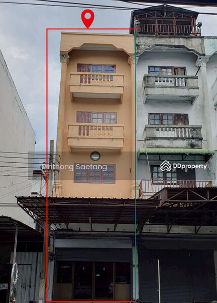 ขาย - ขายอาคารพาณิชย์ 4 ชั้นครึ่ง ซอยสีหบุรานุกิจ 11 เขตมีนบุรี รถไฟฟ้าสีชมพู สถานีตลาดมีนบุรี หน้าปากซอย, กรุงเทพ