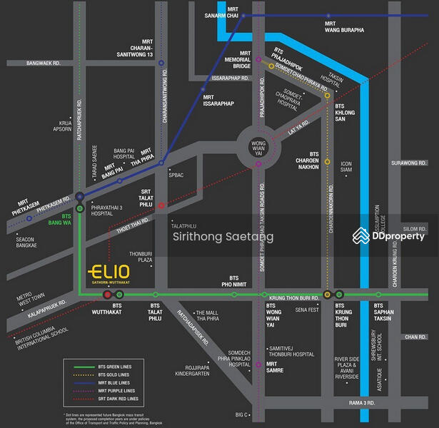 ให้เช่า - Elio Sathorn-Wutthakat, กรุงเทพ