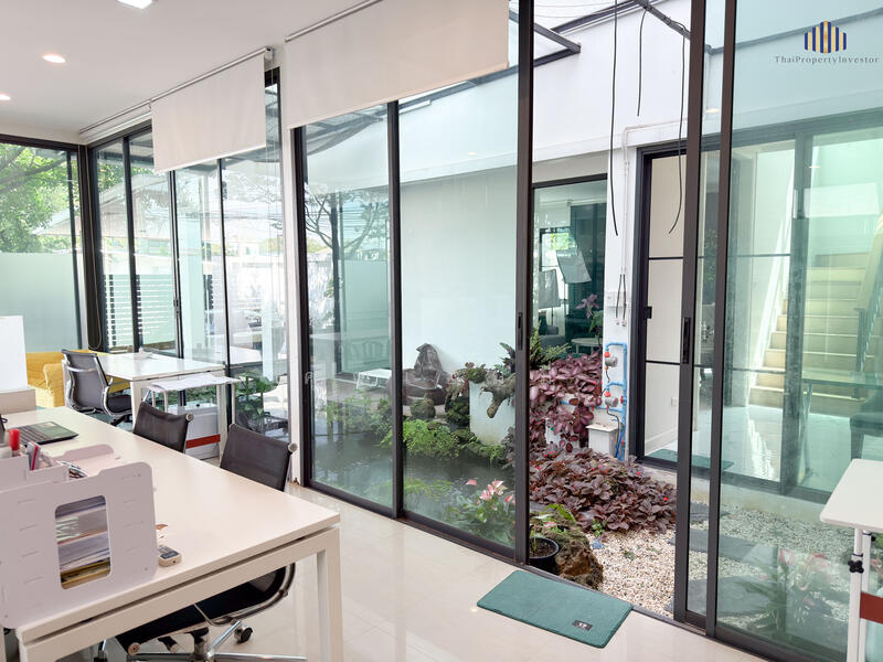 For Sale - “คุ้มค่า” ขายบ้านพร้อมโฮมออฟฟิศ–สำนักงาน สไตล์นอร์ดิก 100 ตร.วา, Pathum Thani