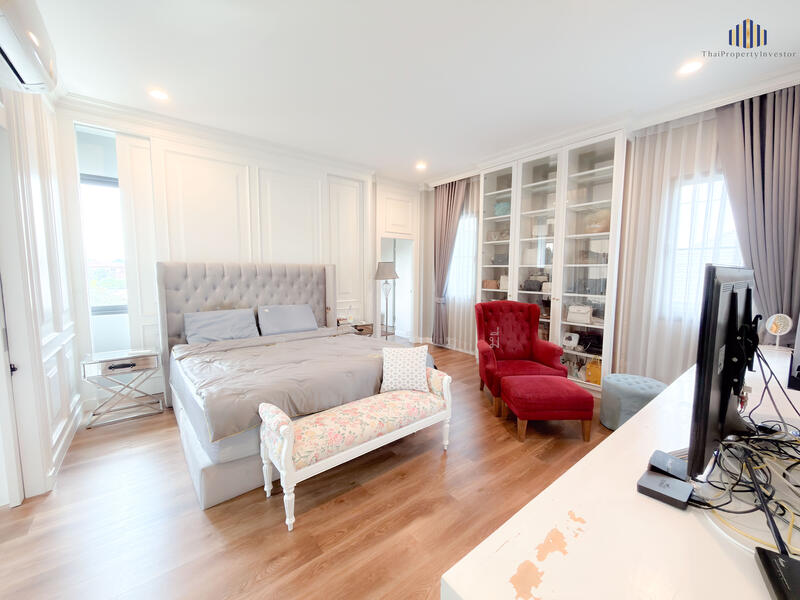 For Sale - “คุ้มค่า” ขายบ้านพร้อมโฮมออฟฟิศ–สำนักงาน สไตล์นอร์ดิก 100 ตร.วา, Pathum Thani