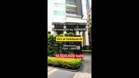 Siri At Sukhumvit, Bangkok, 902 Sukhumvit Road, Phra Kanong, Khlong Toei, Bangkok, 2 Bedrooms, 70 sqm, Condo For Sale, by Yoshida Co., Ltd., 60181379 - DDproperty.com