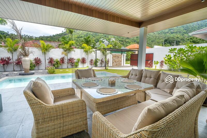 For Sale - Luxury 4-Bedroom Modern Pool Villa for Sale in Lamai, Surat Thani