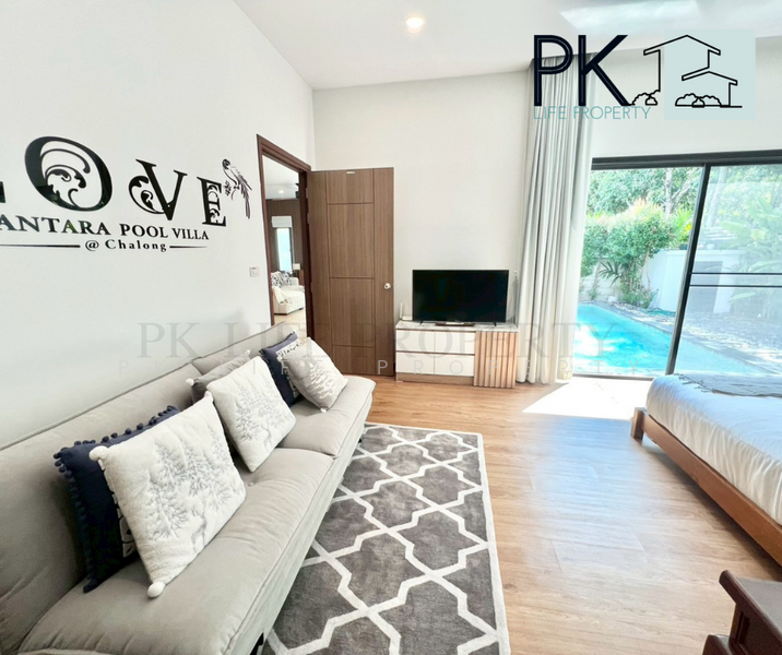 8R0096 Pool villa for rent 2 bedroom 2 bathroom 85,000/month at Chalong have fully furnished, Phuket, Chalong, Muang Phuket, Phuket, 2 Bedrooms, 150 sqm, Villa For Rent, by PK LIFE Property, 60186908 - DDproperty.com