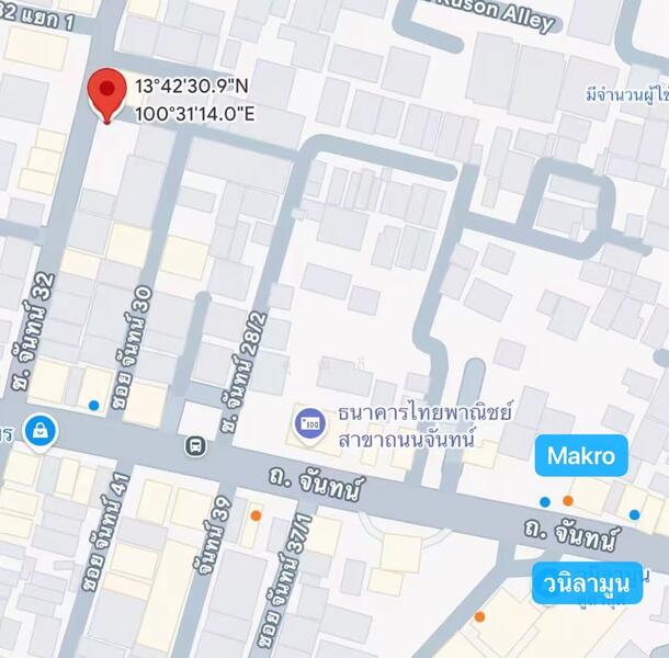 For Sale - สุดคุ้ม ! หลังมุม !! ขายอาคารพาณิชย์ 2 ชั้น ซอยจันทร์ 32 20.5 ตร.วา 2 นอน 1 น้ำ 3 จอด, Bangkok