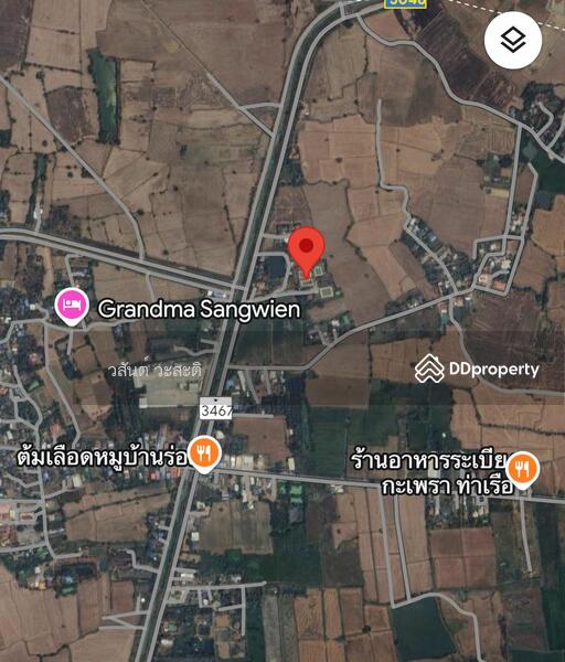 ขาย - ที่ดินพร้อมสิ่งปลูกสร้าง บ้านร่อม ท่าเรือ อยุธยา 550,000/ไร่ (10-2-6 ตร.ว.), พระนครศรีอยุธยา