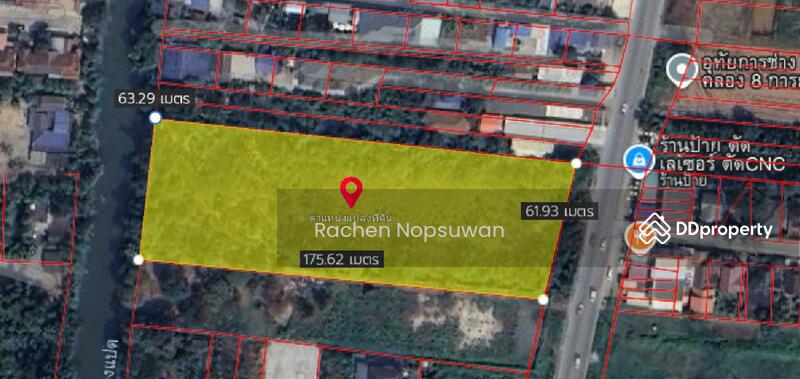 ให้เช่า - ให้เช่า ระยะยาวที่ดินทำเลดี ลำลูกกา ปทุมธานี เหมาะทำโกดังสินค้า ขนาด 6 ไร่ 2 งาน 95.0 ตารางวา, ปทุมธานี