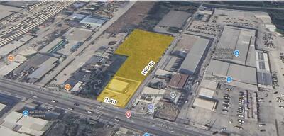 ขาย - ขายที่ถมแล้ว 4 ไร่ หน้ากว้างติดถนนศรีวารีน้อย 20 เมตร หน้าทางเข้า ตลาดทิพย์เกสร, สมุทรปราการ