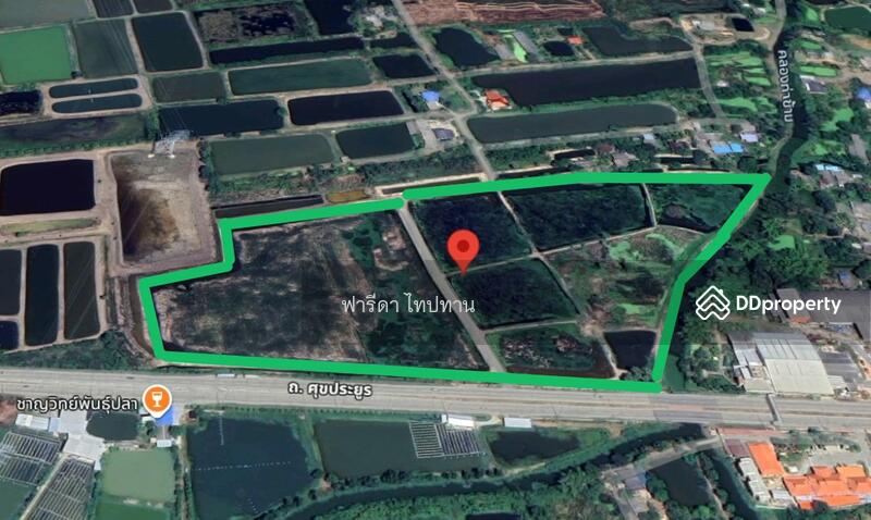 ขาย - ขายที่ดินฉะเชิงเทรา อำเภอบ้านโพธิ์ ถนนศุขประยูร ใกล้ถนน 304 สุวินทวงศ์, ฉะเชิงเทรา