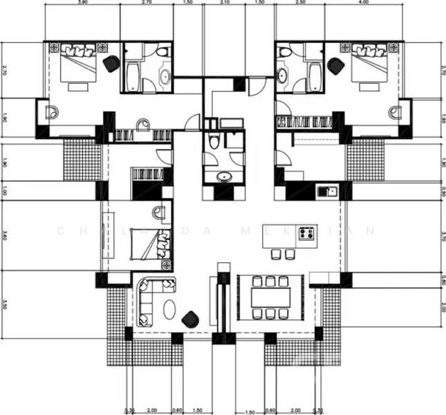 Langsuan Ville, Bangkok, 50 Soi Langsuan, Lumphini, Pathum Wan, Bangkok, 2 Bedrooms, 241 sqm, Condo For Sale, by Chalatda Mekwian, 60192674 - DDproperty.com