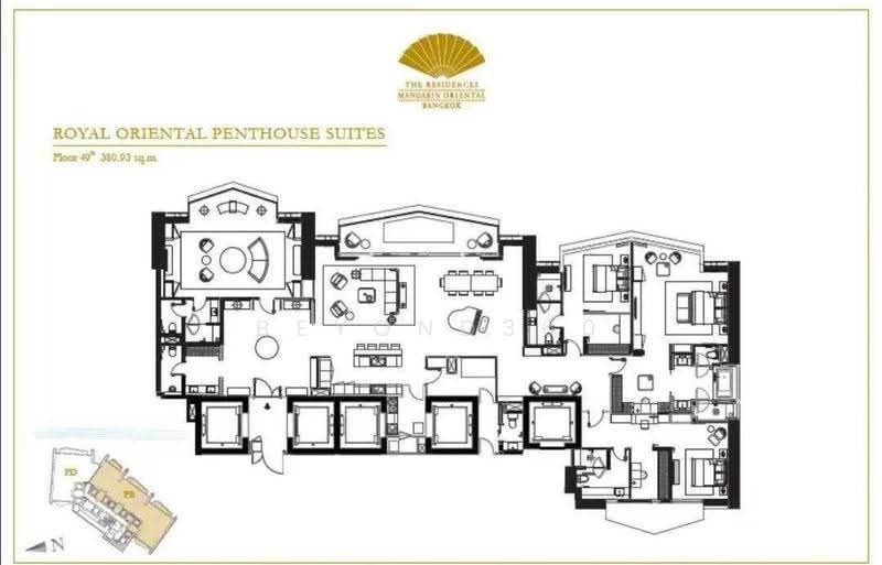 The Residences At Mandarin Oriental : เดอะ เรสซิเดนซ์ แอท แมนดาริน โอเรียนเต็ล, กรุงเทพ, 117 ถนนเจริญนคร, คลองต้นไทร, คลองสาน, กรุงเทพ, 381 ตร.ม., คอนโด ขาย, โดย Beyond360, 60193757 - DDproperty.com