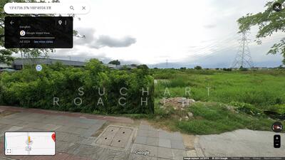 ขาย - ขายที่ดิน 25 ไร่ ถนนร่มเกล้า - สุวรรณภูมิ ขาออก ติดปั๊มน้ำมัน ปตท., กรุงเทพ