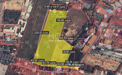 ขาย - ที่ดิน 16 ไร่ ใจกลางพัทยาเหนือฝั่งทะเล, ชลบุรี