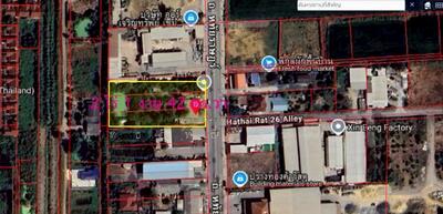 ขาย - 94956 - ขาย ที่ดิน 2 ไร่ 1 งาน 42 ตารางวา ถนนหทัยราษฎร์ 37-39, กรุงเทพ