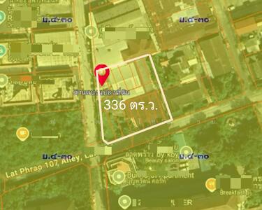 ขาย - ขายที่ดินลาดพร้าว 107 แปลงมุม ติดถนน 2 ฝั่ง ใกล้รถไฟฟ้าลาดพร้าว, กรุงเทพ