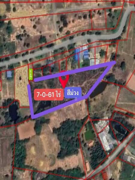 ขาย - พื้นที่สีม่วง ! ขายที่ดิน 7-0-61 ไร่ ต.หนองชุมพล อ.เขาย้อย จ.เพชรบุรี ! เหมาะสำหรับโรงงาน, เพชรบุรี