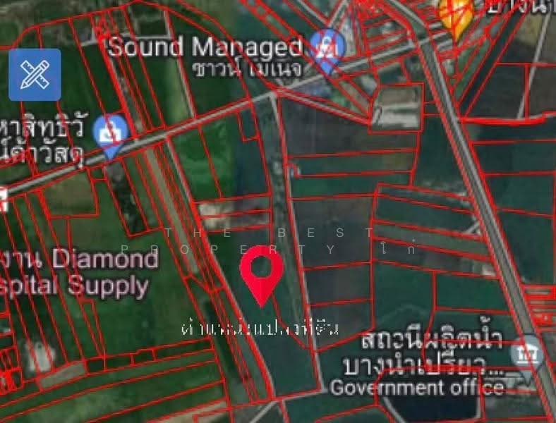ที่ดินบางน้ำเปรี้ยว ฉะเชิงเทรา, chachoengsao, Bang Khanak, Bang Nam Prieo, Chachoengsao, , 48,000 sqm, Land For Sale, by The Best Property โก๋, 60224034 - DDproperty.com