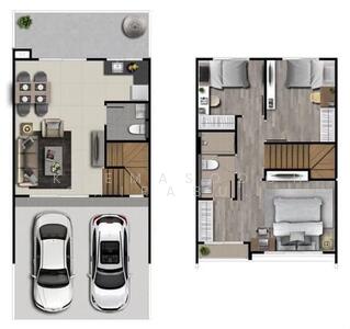 ขาย - ทาวน์เฮาท์ 3-ห้องนอน, กรุงเทพ