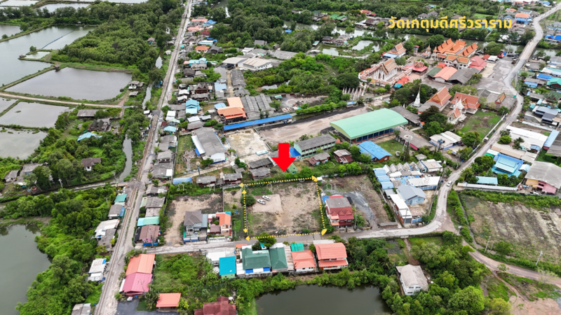 For Sale - RA10 ขายที่ดินสมุทรสาครทรงเหลี่ยมสวย บางโทรัด จากถนนพระราม2เพียง 1.5 กม, Samut Sakhon