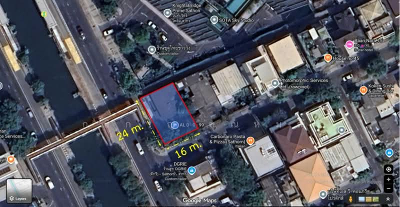 ติดถนนนราธิวาส, Bangkok, - นราธิวาส, Thung Maha Mek, Sathon, Bangkok, , 396 sqm, Land For Sale, by กษิกาญ ชุณหมณี, 60228143 - DDproperty.com